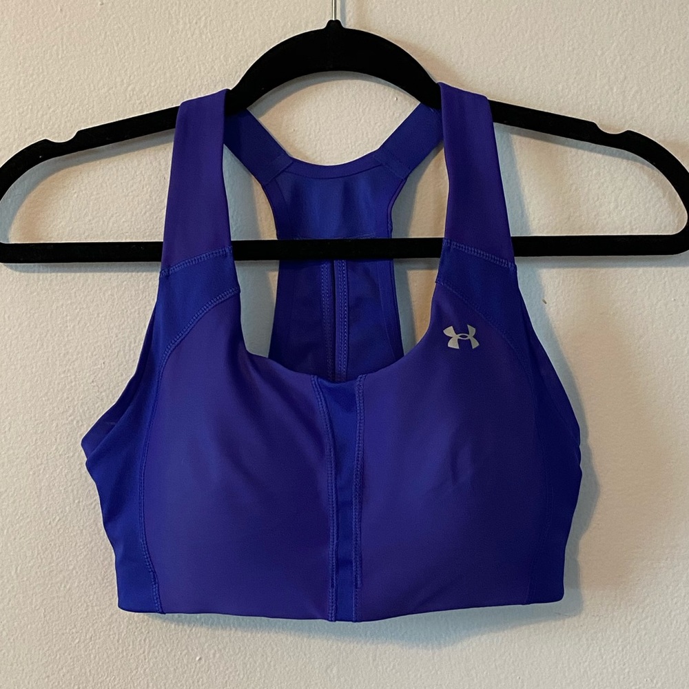Blue Under Armour Sports Bra